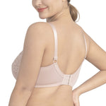 HSIA Minimizer Bras for Women Enchante Full Coverage Underwire Bras Plus Size Lifting Floral Lace Bra for Heavy Breast Dark Pink