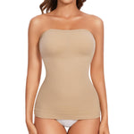 Ellareese Strapless Shapewear Tank Tops Tube Tops for Women Cami Shaper Tummy Control Slimming Camisoles Compression