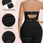 Slimers Strapless Shapewear Tummy Control: Strapless Body Shaper For Women With Built In Bra - Shapewear Bodysuit for Dress