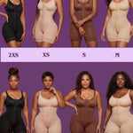 Snatched Body - Women's Stage 1 Faja Colombianas with Bra Shapewear BBL Post Surgery Compression Garment Butt Lifting Beige XS