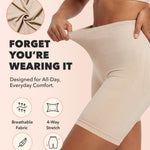 SHAPERMINT Shapewear for Women - High-Waisted Shapewear Tummy Control Shorts, Thigh Slimmer, Underwear for Women Nude