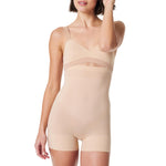 SPANX SPANXsculpt Power Series High-Waisted Boyshort - For All Hemline Lengths - Core Control Shapewear - Seamless Underwear - Soft Nude - Medium