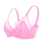 HSIA Minimizer Bras for Women Large Bust Full Coverage Lace Plus Size Bra - Mermaid Scales