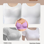 Bras for Women No Underwire Stretch Adjustable Bralettes Seamless Comfort Wireless Bra Light Purple XX-Large