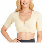 Plus Size Upper Arm Shaper Compression Sleeves for Women - Post-Surgery Slimmer & Corrector Shapewear Tops (01 Beige 4XLarge