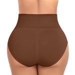 Werena Shapewear for Women Tummy Control Body Shaper High Waitsed Shape wear Panties Shaping Girdle(#A2 Mid Waist Chocolate(seamless),Large)