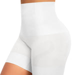 Werena Shapewear for Women Tummy Control Shaping Shorts High Waist Body Shaper Panties Underwear Slip Shorts Under Dresses (#1 White,Medium)