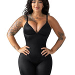 Snatched Body Tummy Control Shapewear Bodysuit Full Body with Built in Cups | Soft Control for Women Black 2XS