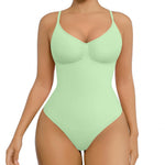 FeelinGirl Body Shaper for Women Tummy Control Seamless Shapewear Bodysuit Thong Slimming Body Shaper 3XL-4XL