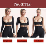 Sauna Arm Shapers for Women Shapewear Post Surgical Arm Sleeves Body Shaper Slimming Lift Breasts Top Posture Corrector
