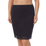 Jones NY Women's Silky Touch 23 Anti-Cling Knee Length Half Slip, Black, S