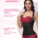 SHAPSHE Waist Trainer for Women, Tummy Control Sports Girdle, Workout Body Shaper with Adjustable Shoulder Strap