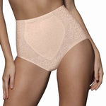 Bali womens Jacquard Mesh Tummy Panel Firm Control 2-pack Fajas Dfx710 shapewear briefs, Light Beige/Light Beige, XX-Large US