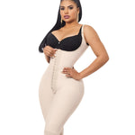 Forma Tu Cuerpo Faja Completa Diaria - Breathable Full Body Shapewear for Women, Moldeadora Suave with Bustier Ajustable, Bei M