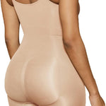 SHAPERX Shapewear for Women Tummy Control Bodysuit Mid Thigh Body Shaper Shorts for a Lifted Look