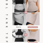 FeelinGirl Womens Tank Top Shapewear Tummy Control Tops Slimming Cami Tank Seamless Compression V Neck Camisole Light Gray XL