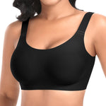 Women's No Underwire Wireless Bra Full Coverage Seamless Comfortable Everyday Bras