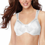 Bali Women's Minimizer Bra, Satin Tracings Underwire Bra, Bustline Slimmer, Full Coverage Bra