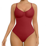FeelinGirl Shapewear Tummy Control Bodysuits for Women Seamless Body Shaper Shapewear Thong Body Shaper XS-S