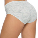 Wealurre Cotton Bikini Women's Breathable Panties Seamless Comfort Underwear(3128M,Stripe 2)