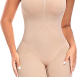 Werena Strapless Shapewear Bodysuit for Women Tummy Control Shapewear Full Body Shaper with Removable Straps