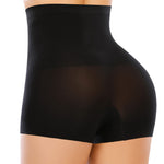 Womens Seamless Shaping Boyshorts Panties Tummy Control Underwear Slimming Shapewear Slip Shorts(#A3 Black(medium Tummy Control),Medium)