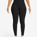 Ieumaz Scrunch Butt Lifting Leggings for Women Gym Seamless Workout Leggings Mid Low Waist Tummy Control Yoga Pants Black