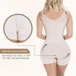 Sonryse 068BF Fajas Colombianas Postparto Postpartum Post Surgery Lipo Compression Garments Tummy Tuck Beige Small
