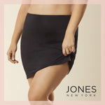 Jones New York womens Silky Touch "19 Anti-cling Above Knee Half Slip, Nude, Large US