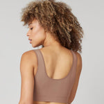 SPANX Breast of Both Worlds Reversible Comfort Bra - Wireless, Seamless Bra - Reversible Design - Wire-Free Comfort - Oxford/Indigo Haze - Medium