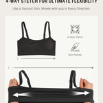 FeelinGirl Seamless Bras Wireless Bralettes for Women with Supportive, Wireless Unlined Comfort Buttery Soft Bras for Comfy Sleep Everyday, Black, S