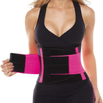 SHAPERX Waist Trainer for Women Tummy Control Waist Cincher Belt Workout Sweat Band Back Support Sport Girdle, SZ8002-Rose-S