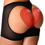 FUTATA Women Butt Lifter Shapewear Padded Underwear Hip Enhancer Control Panties Seamless Butt Lifting Panties Black