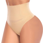 Werena Tummy Control Thong Shapewear for Women High Waist Shaping Underwear Seamless Thongs Panties
