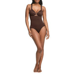 SPANX ASSETS High-Waist Brief - Seamless Shapewear Underwear - Ultra-Firm Compression - Comfortable Tummy Control - Chestnut Brown - Medium