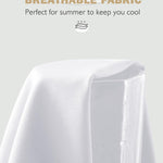 MANCYFIT Half Slips for Women Under Dress Underskirt Dress Midi Skirt Slip White S
