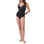 SPANX SPANXsculpt OnCore Open-Bust Brief Bodysuit - Sculpting Body Shaper for Women - Level 4 Compression - Adjustable Straps - Very Black - Large