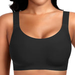 Wireless Jelly Seamless Bras for Women No Underwire Tshirt Full Coverage Padded Bra Comfortable Everyday Bralettes