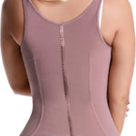 Sonryse O24ZL Fajas Colombianas Reductoras y Moldeadoras Compression Vest Shaper Tummy Tuck Shaper Girdle for Women Cocoa 3X-Large