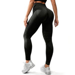 Anti Cellulite Compression 3D Leggings Women Butt Lifting Tummy Control with Resistance Bands Black (XL)