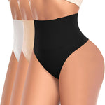 Werena Tummy Control Thong Shapewear for Women High Waist Shaping Underwear Seamless Thongs Panties