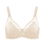 HSIA Minimizer Bras for Women Large Bust Full Coverage Lace Plus Size Bra - Mermaid Scales