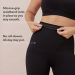 SHAPERMINT High Waisted Tummy Control Compression Leggings for Women - Petite to Plus Size Womens Leggings Non See Through Black
