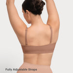 Lover-Beauty Seamless Bra for Women No Underwire Full Coverage Bras Wireless Soft Comfortable Everyday Bra Medium