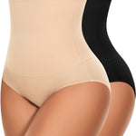 Werena Tummy Control Shapewear Underwear for Women High Waist Body Shaper Panties Shaping Girdle Panty Briefs