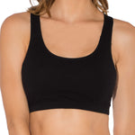 Fruit of the Loom Women's Built Up Tank Style Sports Bra, RED HOT W.BLK/Charcoal/Black, 38