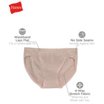 Hanes Women's Comfort Flex Fit Seamless Bikini Panty (Pack of 6)