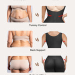 Lover-Beauty Colombianas Fajas Shapewear for Women Postpartum Tummy Control Body Shaper Butt Lifter Bodysuit Black 3X-Large