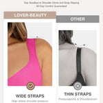 Lover-Beuaty Seamless Shapewear Bodysuits for Women Tummy Control Body Suit V Neck Seamless Body Shaper Black