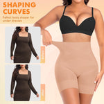 Werena Shapewear for Women Tummy Control Shaping Shorts High Waist Body Shaper Panties Underwear Slip Shorts Under Dresses (#1 Latte,Small)